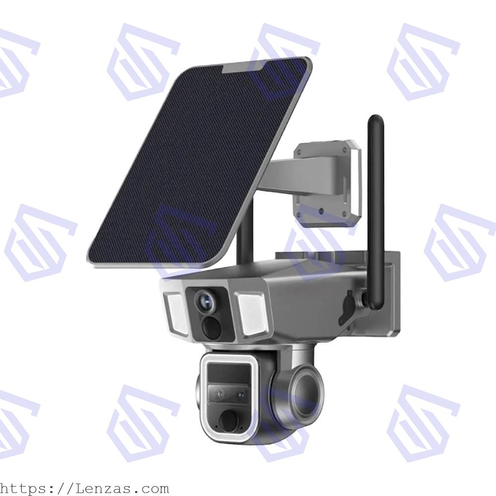 Y7-4g-solar-camera-main دوربین خورشیدی مدل Y7 سیمکارتی کیفیت 2K - تصویر 1