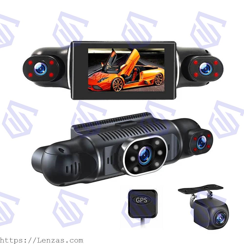 dashcam-4channels-with-gps-main دوربین ثبت وقایع خودرو (دش کم) مدل Y99 چهار لنز دارای GPS - تصویر 1