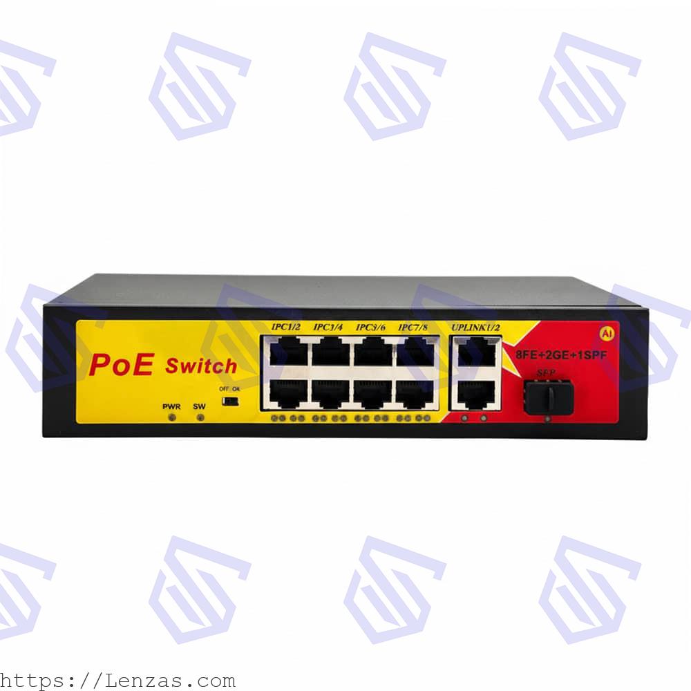 switch-POE-FY+8+3KE-main سوئیچ PoE مدل FY+8+3KE برند AI - تصویر 1