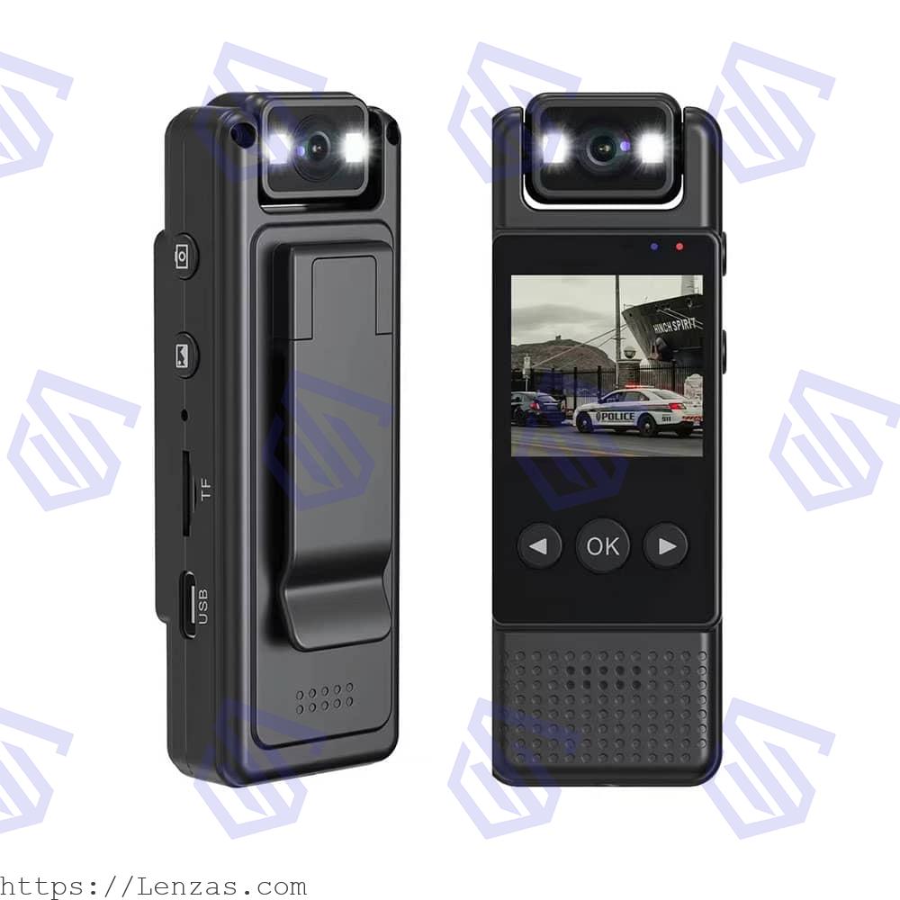 l12-wifi-2mp-bodycam-main دوربین خبرنگاری (بادی کمرا) وای فای مدل L12 کیفیت 4K - تصویر 1