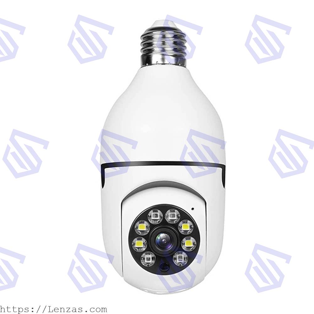 J2-wifi-2mp-mono-lamp-main دوربین لامپی وای فای تک لنز مدل J2 کیفیت 2 مگاپیکسل - تصویر 1